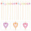 200 Unidades Brochetas Corazón Para Postres Y Pasteles 6
