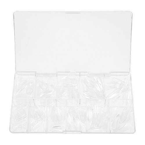 500 Postizas Transparentes Completa 2