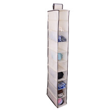 Aus Vliesstoff Hängender Aufbewahrungsorganizer 30x15x120cm