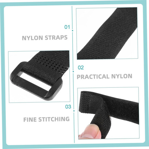 Wheel Straps 12-Piece Multi-Functional Cinch Straps, Adjustable Hook-and-Loop Fastening for Mountain Bikes, Tire Stability 2