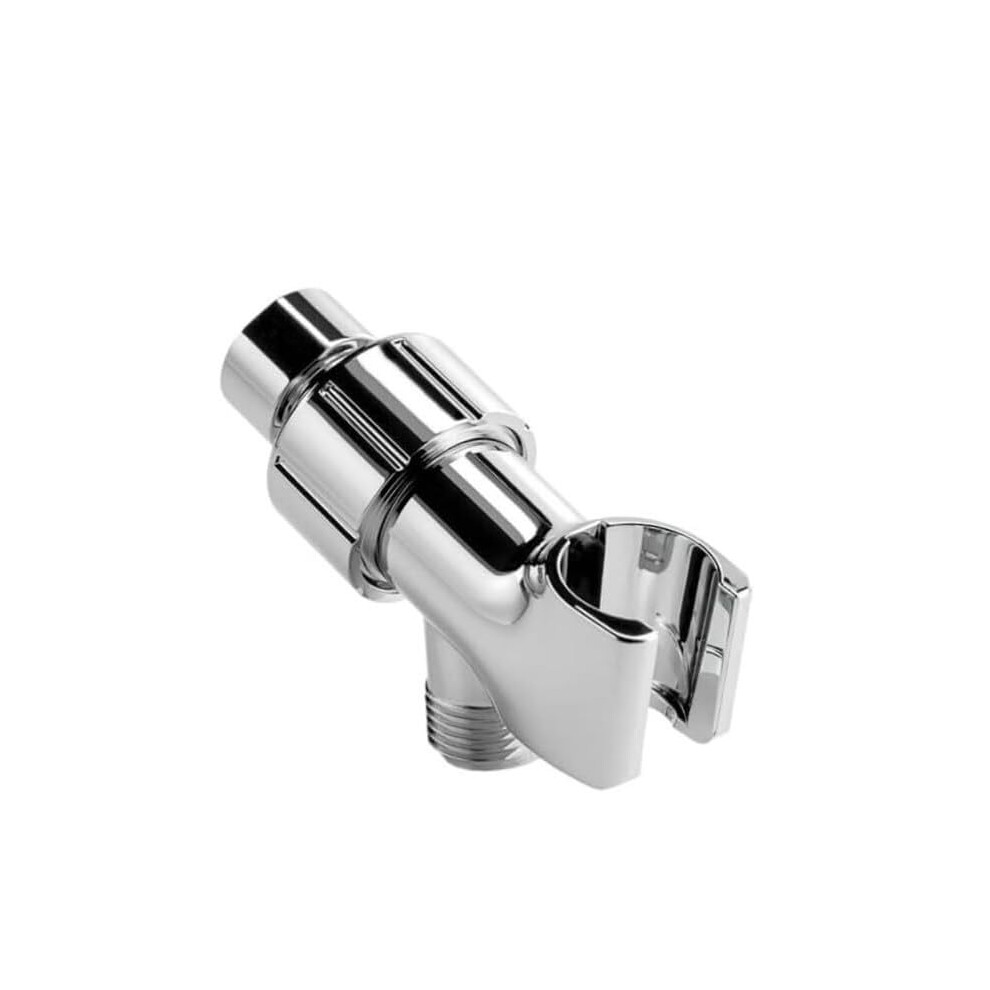 Adjustable Shower Head Holder Universal Adapter Handheld Shower Bracket 1 Piece Silver Finish 9354506294342