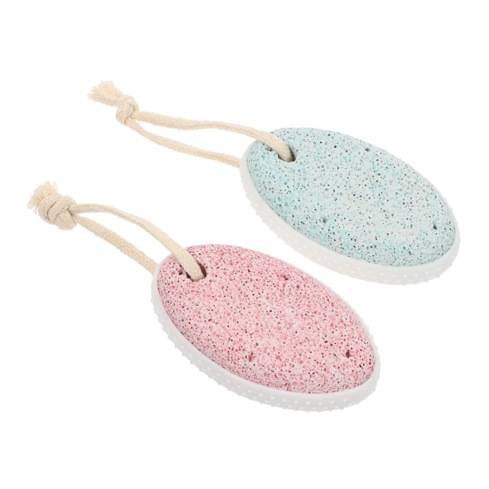 Pumice Stone Foot Care File 2-Pack Pedicure Callus Remover Exfoliating Trimmer