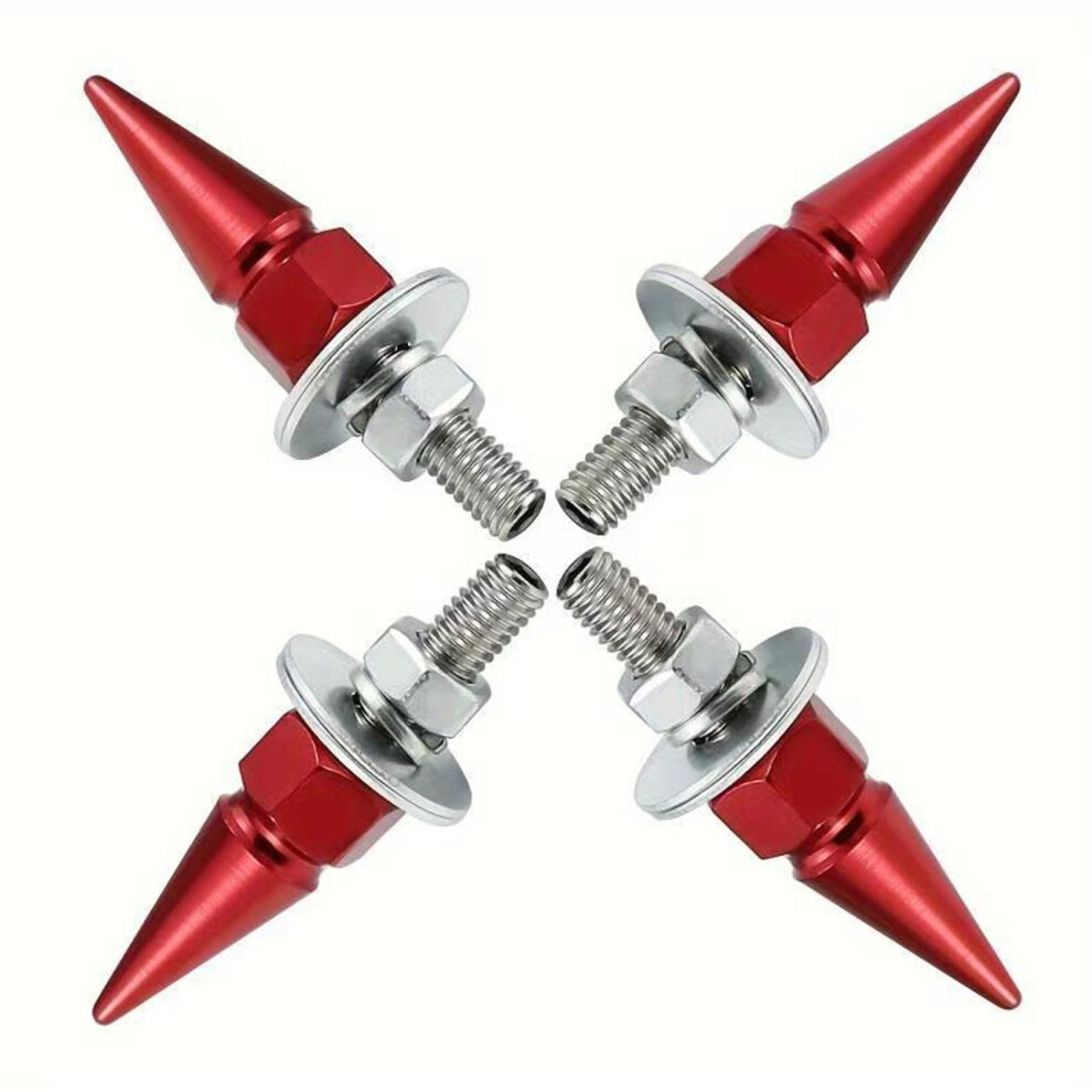 License Plate Bolts 4 Pack Corrosion-Resistant Aluminium Alloy High-Strength Car Plate Screws For Secure Installation 9016109426567