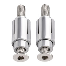 Lightweight Rear View Reflector Mounting Screws Fasteners For Motorcycles And E-Bikes 2-Piece Set Handlebar Bolts