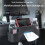 (white) Car Seat Back Storage Box Convenient Storage Solution With Buckle 3