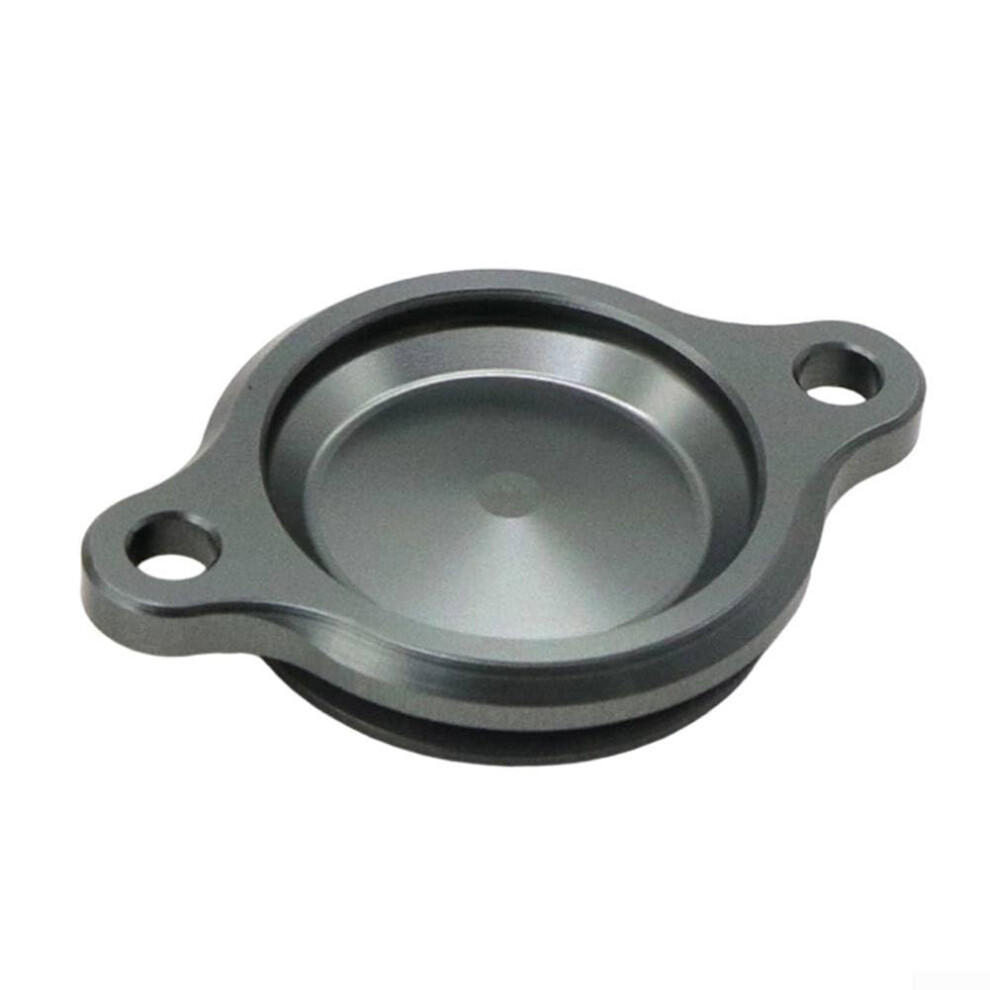 Aluminum Alloy Oil Filter Cover For Honda Super And Cross Series 2022+ Gray 9016109427151