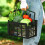 Bike Basket Front And Rear Quick Release Foldable Frame Basket For Road Bikes 4