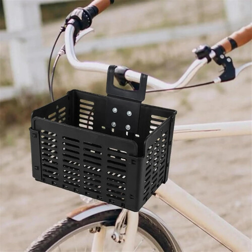 Bike Basket Front And Rear Quick Release Foldable Frame Basket For Road Bikes 2