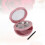 3 Pièces Boîte À Ombres Compartiments Brosses Et Rose 5