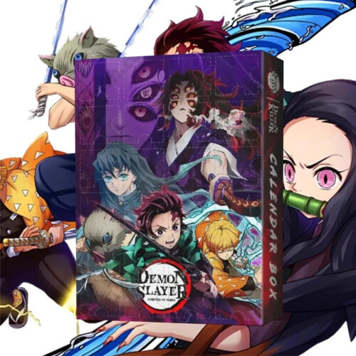 2025 Demon Slayer Advent Calendar 24 Days Surprise Box Anime Cartoon Figure UK