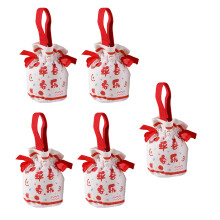 Multipurpose Holiday Cloth Container For-Peace and joy