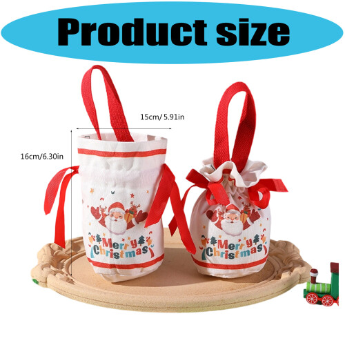 Holiday Decorative Pouch With Multiple Designs For-snowman 2