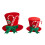 Comfortable Flocking Santa Hat Allergen Resistant-large 2