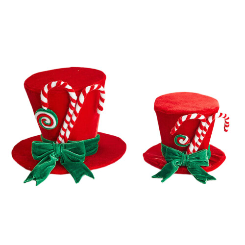 Comfortable Flocking Santa Hat Allergen Resistant-large 1