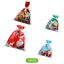 12/24/30Pcs Holiday Gift Bags With Drawstring Closure For-12pcs