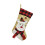 Warm Textured Linen Holiday Ornament Efficient Gift Pouch-C 1