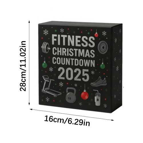 Fitness Advent Calendar With 24 Secure Compartments Scratch 2