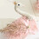 Velvety Birds Shape Ornament Shatterproof Christmas Tree-6 5