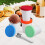 4 Pezzi Per Gelato 250 Ml con in Silicone e Cucchiaio 10