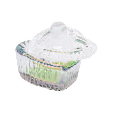 2 Pezzi Cristallo Mini Ottagonale Con Per Unghie