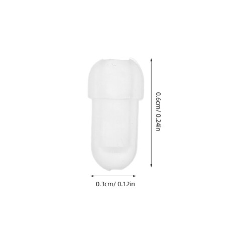 100 Unidades Capas Transparentes Macias Para E Piercing Nariz 1