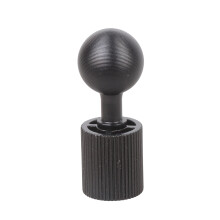 Aluminum Alloy Adapter 1/4 Inch 17mm Ball Head For-Black Color