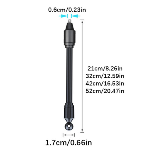 Multiple Position 17mm Ball Head Screw Adapter for-32cm 2