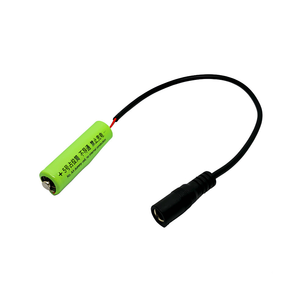 2A Battery Placeholder With 5.5X2.5mm- 5.5X2.1mm Female Green 7704000034784
