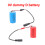 D Battery Adapter 5.5x2.1mm Female Interfaces For Gas-Blue 3