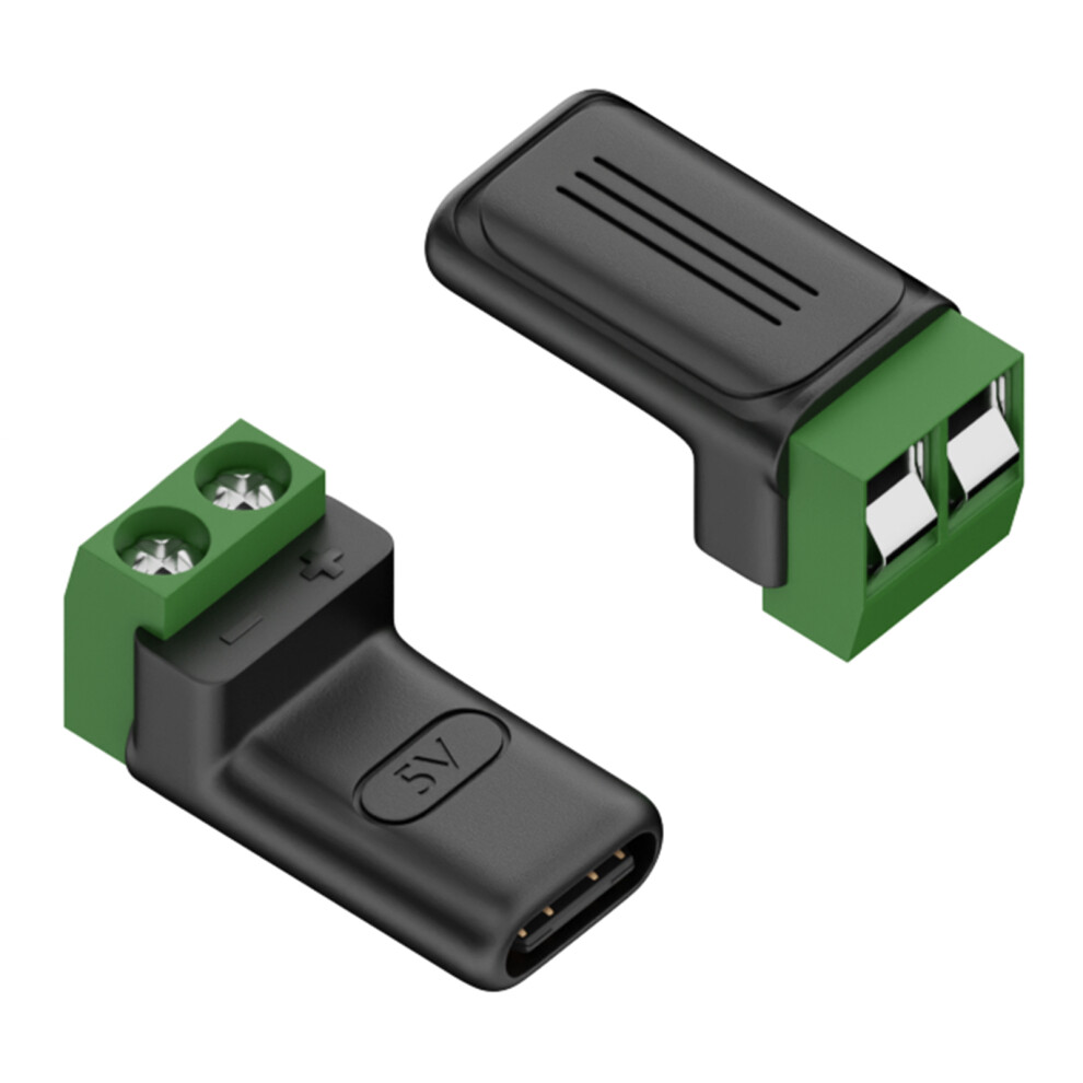 Pack Of 2 Ended Type C Adapters 5V3a -Type C Female Otg Green 7704000035828