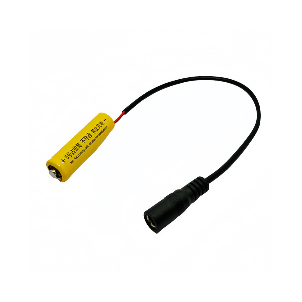 Lr6 2A Dummy Battery Setups Shell 0V- 5.5X2.5mm Female Yellow 7704000034821