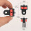 Toolless Installation Aluminum-Black Color Twocard adapter 3
