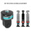 Toolless Installation Aluminum-Black Color Twocard adapter 5