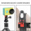 Toolless Installation Aluminum-Black Color Twocard adapter 4