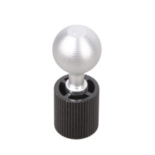 17mm Ball Head Converter 1/4 Thread Aluminum Slloy-Silver Color