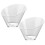 2 Pcs Tigelas Transparentes Para , E 1