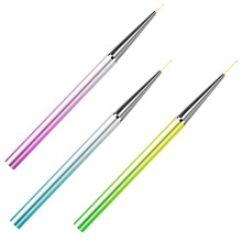 3St Nagelpen Set Voor Nail Art Met Duurzaam Aluminium En Lange Steel