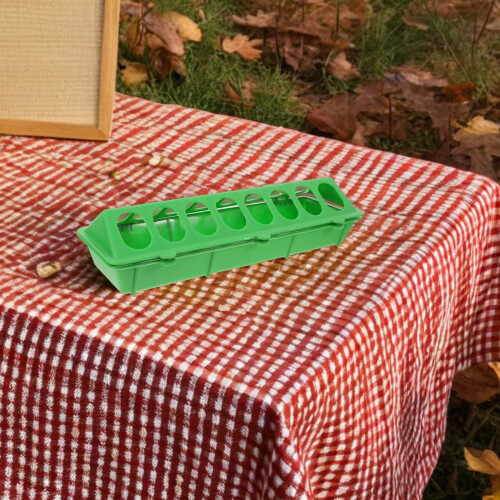 Comedouro Com Flip Top Para Frangos E Codornas 2