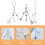 3Pcs Corrente Para Chaveiro Pingente Universal 10