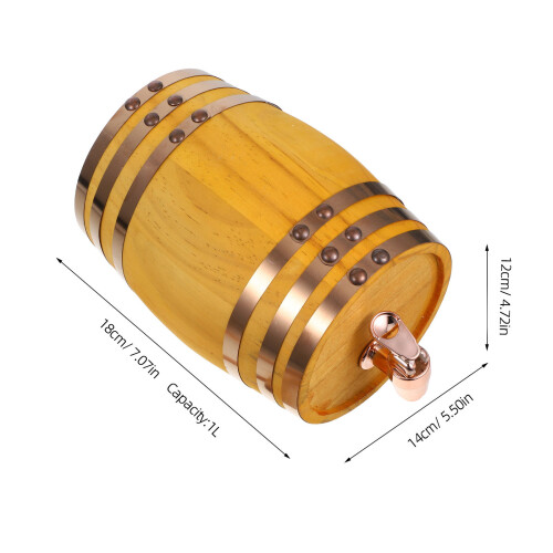 Conjunto De De Madeira Para Barril De Vinho E 1