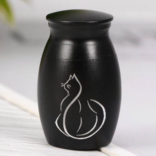 Urna Funerária Para Pets Aço Inoxidável Com De E 2