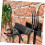 Wall-Mounted Storage Rack Garden Tool Organizer Broom Mop Holder Iron Material Space-Saving Design 2
