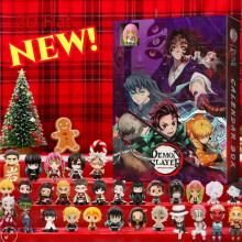 2025 Demon Slayer Advent Calendar 24 Days Surprise Box Anime Cartoon Figure UK