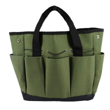 Practical Garden Tote Green With Smart Organization For Gardening Tools