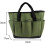 Practical Garden Tote Green With Smart Organization For Gardening Tools 4