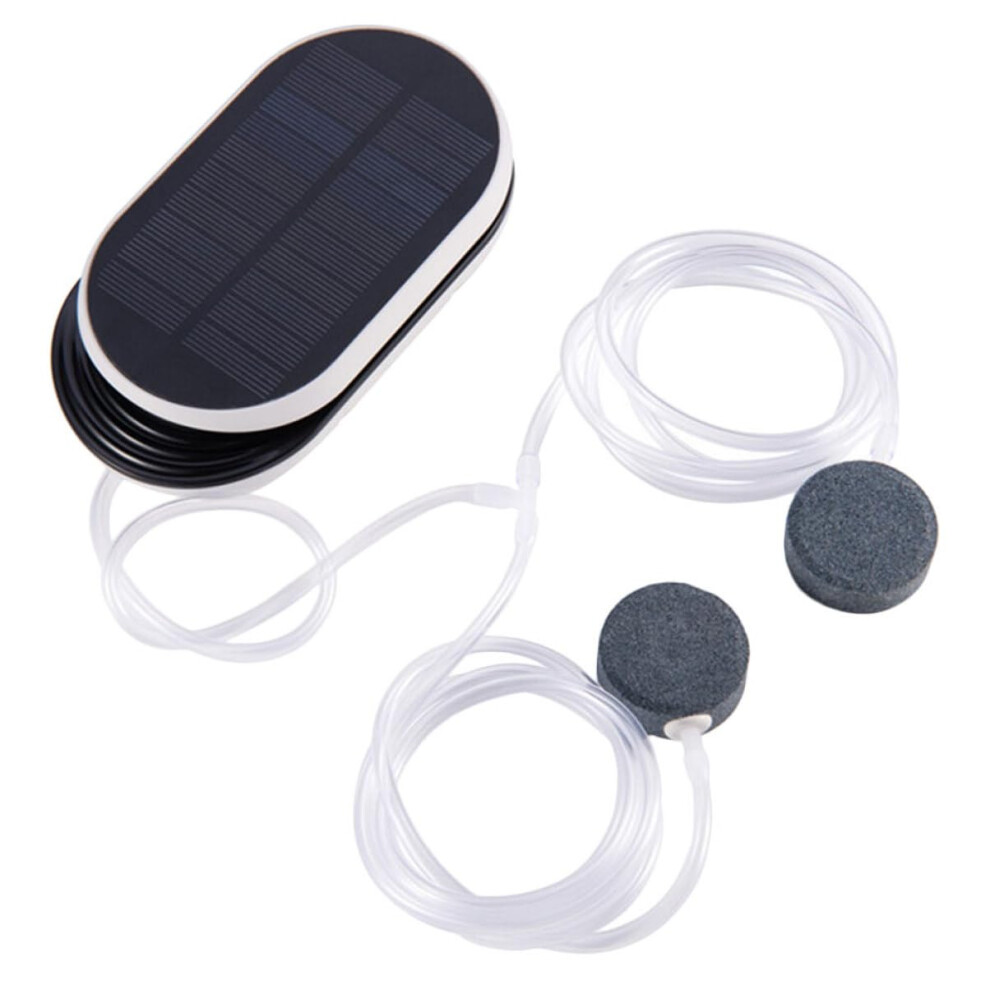 Solar Oxygen Aerator Portable Solar Pump For Hydroponics Oxygenation, Lightweight, Low Noise For Fish Tanks, Pools 9393856361168