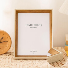 6x8 Picture Frame Walnut Vertical Poster Frame Tabletop MDF And Acrylic Construction Walnut Finish