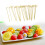 200 Pezzi Stuzzicadenti In Bamboo Con Intrecciata Per Aperitivi 6