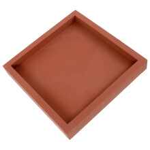 De Plástico Espessado Para 20X20Cm Vermelha