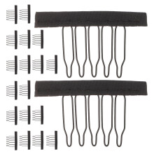 20 Unidades Mini De Metal Com Dentes Para E Extensões